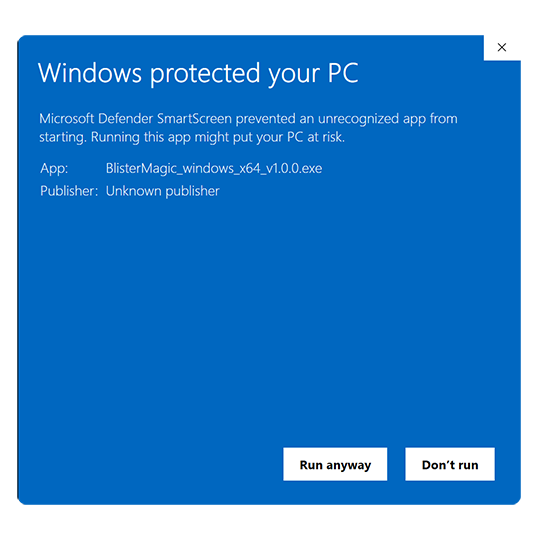 On the following screen, notice a second button.